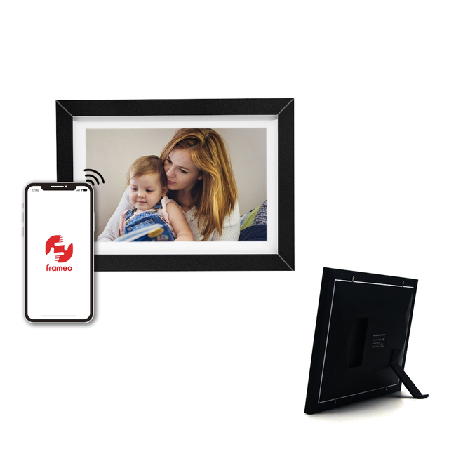 Auto Rotate Function Wifi Facebook Touch Smart Digital Picture Frame 15 Inch Video Photo Frame for Birthday