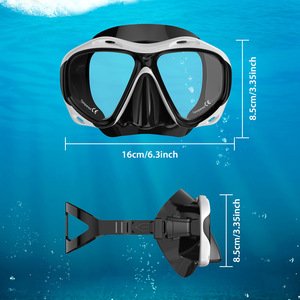 Professional Waterproof High Definition Diving Mask For Adults With Anti Fog And Adjustable Strap For Snorkeling And Scuba - Product Image 2