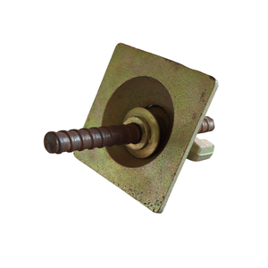 Les montants d'échafaudage sont sécurisés Plaque carrée en fonte ductile Tirants Échelles galvanisées Composants en acier Écrous rotatifs - Product Image 4
