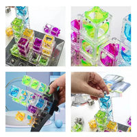 Kit de science éducative pour enfants tige labyrinthe évasion balle course cerveau pensée logique labyrinthe de marbre jeu jouet de construction