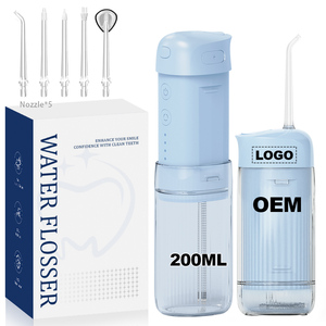 Irrigador Bucal Portátil Mini de Plástico para <span class=keywords><strong>Limpieza</strong></span> Dental Inalámbrica Eléctrica, Resistente al <span class=keywords><strong>Agua</strong></span> IPX7, con 4 Presiones - Product Image 1