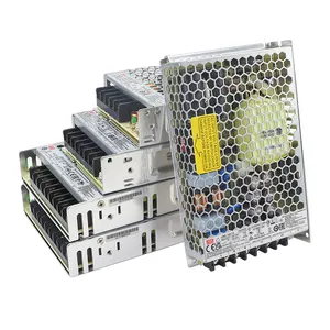 Meanwell 35w 50w 75w 100w 150w 200w 350w 450w 600w 48V Ac to Dc accluso 48vdc alimentatore Switching LRS