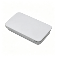 Boîte en fer blanc rectangulaire miniature personnalisée OEM avec couvercle coulissant pour Noël, bonbons, chocolats, biscuits, cadeaux, vente en gros, usine certifiée SedEx