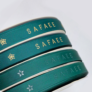High Quality Printing <strong>Ribbon</strong> Custom Customize 3D Raised <strong>Ribbons</strong> Roll Grosgrain Custom <strong>Ribbon</strong> With Logo