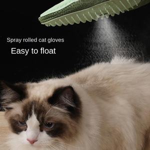 Köpek banyo kedi penye malzemeleri için tarak şamandıra saç kaşıntı masajı ile çevre dostu plastik Pet temizlik eldiveni - Product Image 3