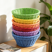 Petits paniers tissés en bambou |   Paniers de fleurs de mariage remplis de pétales |   Personnalisé avec des matériaux naturels en plusieurs couleurs