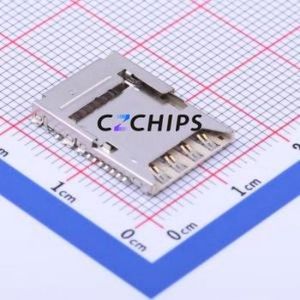 MCS-104 SD Card / Memory Card Connector SMD Connector Plug-In Type MicroSD Card (TF Card) Card Holder 2.25mm - Product Image 1