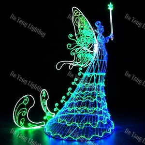 Outdoor Christmas Angel with Trumpet for City Streets Theme Parks Hotels Shopping Malls and Festive Entrance Displays - Product Image 6