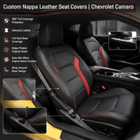 Housses de siège auto universelles pour SUV, berline, camion, cuir Nappa de luxe, surpiqûres diamantées, imperméables, Topfit