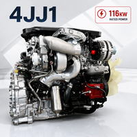 Mesin Diesel Kecil 4 Silinder Berpendingin Air Turbocharged Common Rail SCDC ISUZUU 4JJ1 untuk Truk Pikap dan Kendaraan Utilitas SUV