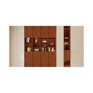 Estantería Chen Le de Madera de Nogal Vintage K1, 18 mm de Grosor, Tipo Vertical, Gran Capacidad, Estantes de Pared - Product Image 3