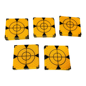 China Factory Survey Zubehör 3M Gelb Retro <span class=keywords><strong>Target</strong></span> <span class=keywords><strong>Reflective</strong></span> Unterschied liche Größe für die Land vermessung - Product Image 3
