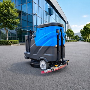 Nouvelle autolaveuse autoportée à propulsion électrique, machine de nettoyage de sols industrielle et commerciale alimentée par batterie - Product Image 5