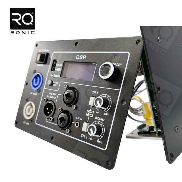 RQSONIC D3-2K-2P Professional Digital Sound DSP Class D Audio Professional Power Amplifier Module for Column PA System