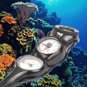 Tauch anzeige Combo Tiefen druck Kompass anzeige Unterwasser tauch ausrüstung Scba Compact Pcp Station Stahl Sauerstoff und - Product Image 5
