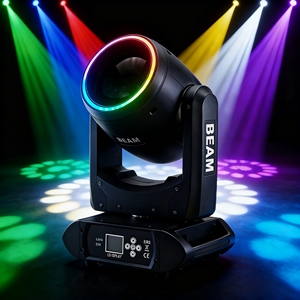 Luz Móvil de Escenario AC100-240V 350W con Prisma de <span class=keywords><strong>18</strong></span> Caras, Disco de Atomización Independiente, IP20 para Conciertos - Product Image 1