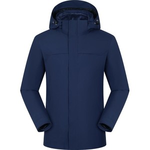 Unisex 3 In 1 Windbreaker Jacket Windproof Thermal Transfer Printing Workwear Autumn Winter Wear - Product Image 3