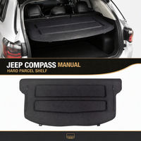 Cache-bagages manuel pour Jeep Compass, écran de confidentialité pour coffre arrière, accessoire intérieur