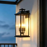 Lampe murale en acier inoxydable, éclairage extérieur, étanche, moderne, créatif, rétro, luminaire mural extérieur pour jardin, cour, villa