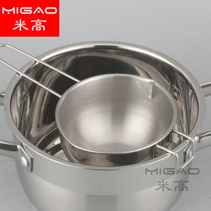 Migao Stainless Steel <b>Melting</b> Bowl 400ml Hemispherical For <b>Chocolate</b> Coffee Tea - Product Image 2