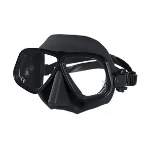 High quality zmzdive low volume aluminum alloy frame soft nose silicone mask swimming foldable snorkel mask sea free diving mask
