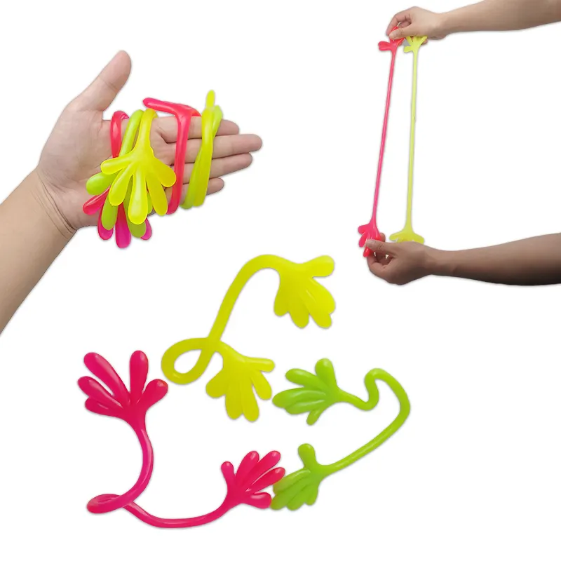 Stretchy Sticky Hands Toy Birthday Supplies Classroom Prize Treasure Box Easter Egg Toys Funny Fidget Toys