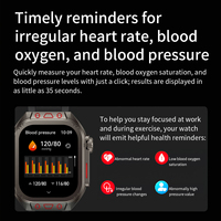Montre connectée ultra-fine tendance avec écran tactile, appels Bluetooth, SOS, flash, moniteur de fréquence cardiaque, podomètre, suivi de santé pour hommes et femmes