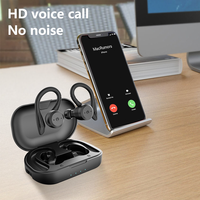 Casque d'écoute Bluetooth Casque d'écoute sans fil Écouteurs intra-auriculaires Étanches IPX7 Écouteurs Hifi Stéréo Écouteurs