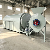 Séchoir rotatif automatique pour charbon et minerai de 500 kg, petit séchoir rotatif à tambour pour sable, prix du séchoir rotatif pour gypse