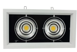 Plafonnier LED encastré carré 10W 3500K Blanc chaud IP44 Corps en aluminium Découpe 86mm Design moderne Éclairage intérieur - Product Image 4