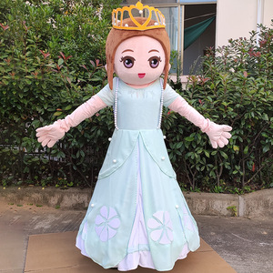 Uyeah OEM Tùy Chỉnh Mèo Linh Vật Trang Phục Công Chúa Phim Hoạt Hình Câu Chuyện Cổ Tích Nhân Vật Linh Vật Hiệu Suất Đạo Cụ Tùy Chỉnh Động Vật Thiết Kế Trang Phục - Product Image 2