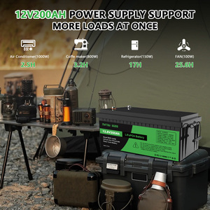 สถานีไฟฟ้าพก<span class=keywords><strong>พา</strong></span> US STOCK 12V 200ah แบตเตอรี่ลิเธียมไอออน Lifepo4 แบตเตอรี่ลิเธียมแบบ Deep Cycle ยี่ห้อ DATOU BOSS - Product Image 6