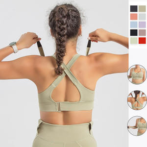 <span class=keywords><strong>Ropa</strong></span> de Talla Grande de Alta Calidad para <span class=keywords><strong>Mujer</strong></span>, Brasier Deportivo con Tirantes Cruzados de Velcro, Brasier Deportivo de Alta Resistencia para <span class=keywords><strong>Mujer</strong></span> - Product Image 1