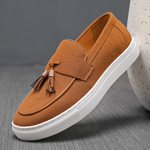 brown dress shoes with white soles Florsheim Launch Plain Toe Oxford 8.5 Men's Cognac main image 0