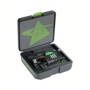 Kit d'outils de compression d'étrier de frein Fasano pour réparation automobile avec insert en mousse verte et composants à vis - Product Image 2