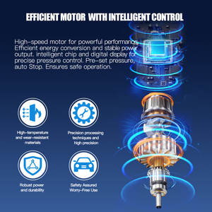 Многофункциональное пусковое устройство для автомобиля: с накачкой в шинах высокого давления, зарядным банком и светодиодной подсветкой для аварийного использования - Product Image 3