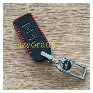 Phù hợp với Mitsubishi Outlander từ xa Key Fob túi màu đen PU Leather Bìa trường hợp 3 nút - Product Image 5