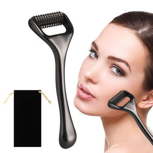 Rouleau de derma en acier inoxydable pour le visage, lifting, réduction des poches, rouleau de derma pour le visage, pli nasogénial, acupuncture, micro-rouleau de derma - Product Image 3