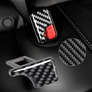 เข็มขัดนิรภัยในรถยนต์แบบ2จุดทำจากโลหะคาร์บอนไฟเบอร์ปรับแต่งโลโก้ได้ตามต้องการ - Product Image 5