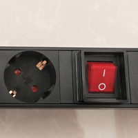 Support de fixation d'armoire 6/8 prise de courant prise ue Europe Pdu multiprise allemagne PDU 1U 19 "Smart PDU