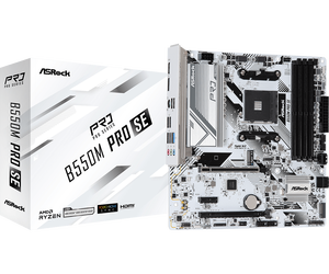 Original Asrock B550M Pro SE AM4 DDR4 6Gb/s 1 PCIe 4.0 X16 ATX Motherboard Computer Motherboard B550m - Product Image 1