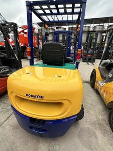 <b>Used</b> Komatsu FD30 3-Ton Diesel Forklift 4WD Solid Tire Rough Terrain Two Stage Mast 48KW Engine 1220x125x50 Fork Dimensions - Product Image 6