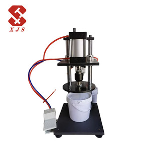 Máquina Tapadora de Cubetas de Plástico Neumática |   10-15 <span class=keywords><strong>BPM</strong></span> |   Cubos de 1-5L |   0.5-0.8MPa |   Personalizable - Product Image 1