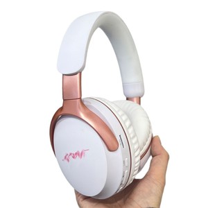 Auriculares inalámbricos QC65 supraaurales con estuche de carga plegable para teléfono móvil, carga tipo C, códec AAC - Product Image 4