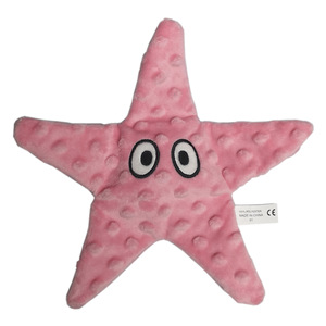 Wholesale Hot Sell Friendly Cute Soft Starfish Durable Pet <b>Squeaky</b> Chew Toy Starfish Interactive Bite Resistant Pet Dog Chew Toy - Product Image 2