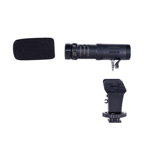 Microphone hautement omnidirectionnel stéréo de poche léger <span class=keywords><strong>et</strong></span> portable pour Smartphone DSLR caméras d'action diffusion en direct - Product Image 2