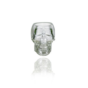 80ml 150ml 350ml Unique clair tête de mort en forme de <span class=keywords><strong>vodka</strong></span> shot whisky verre à vin tasse facile extrémité ouverte pour tequila - Product Image 3