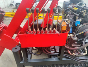 Pilote électrique de pile de vis au sol photovoltaïque à chenilles Js monté sur <span class=keywords><strong>tracteur</strong></span> portable - Product Image 2