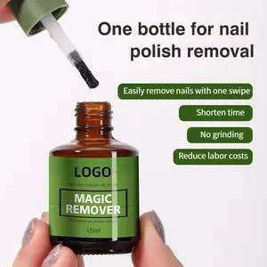 Sell Popular Gel Remover Nail Polish Custom Logo 15ml Magic Gel Remover Nail Polish Oem Private Aliver Gel Nail Polish Remover