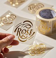 Étiquettes d'emballage imprimées personnalisées autocollants de transfert de logo autocollants en métal 3d autocollants de transfert d'étiquettes étanches Dtf UV